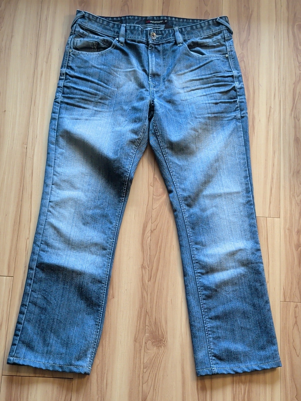 Classic Men's Projek Raw Blue Jeans - Straight Fit